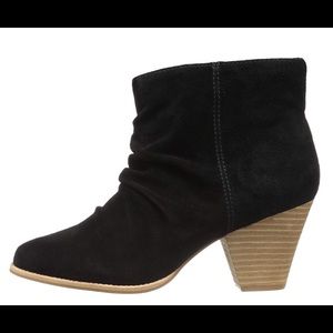 Splendid black suede slouch bootie